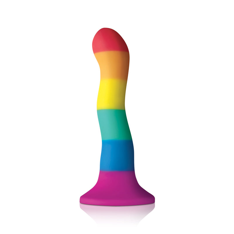 Colours Pride Edition 6" Wave Dildo Rainbow