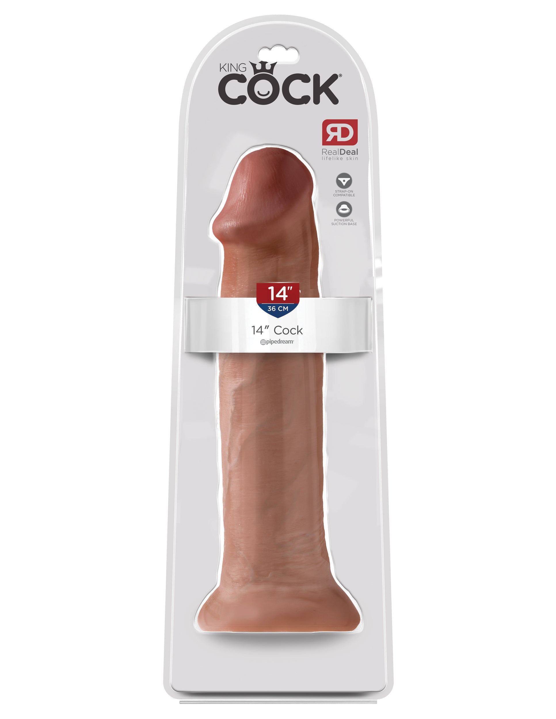 King Cock 14" Cock Tan