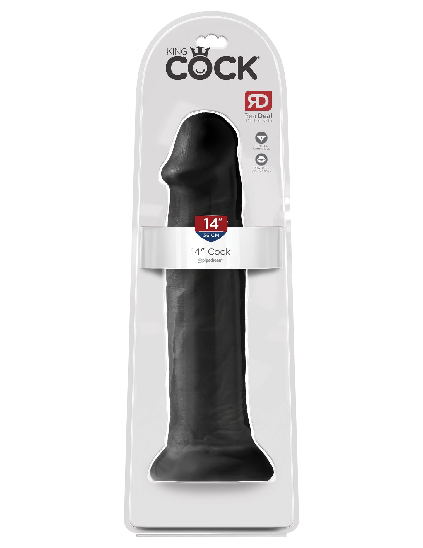 King Cock 14" Cock Black