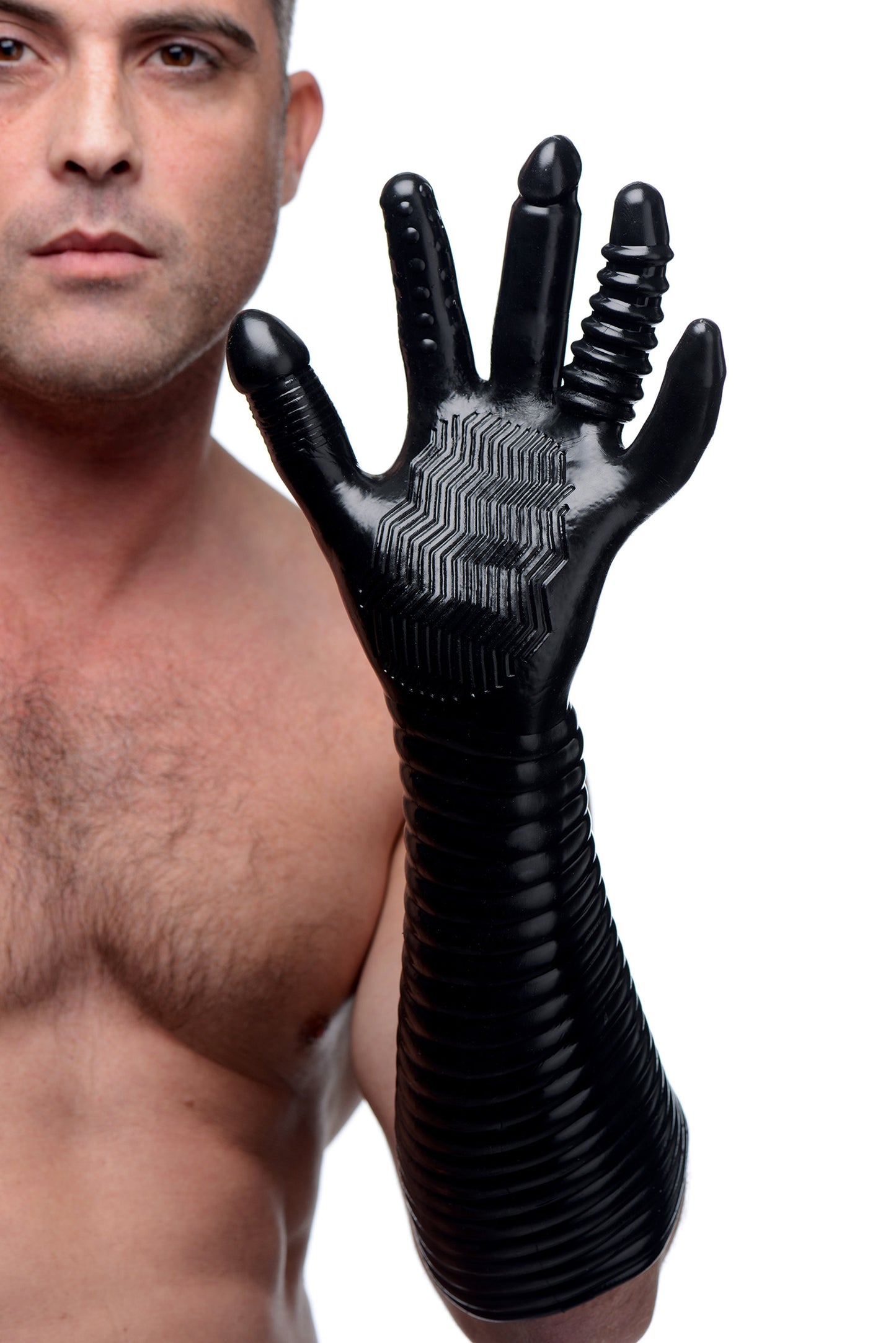 Master Series® Pleasure Fister Textured Glove