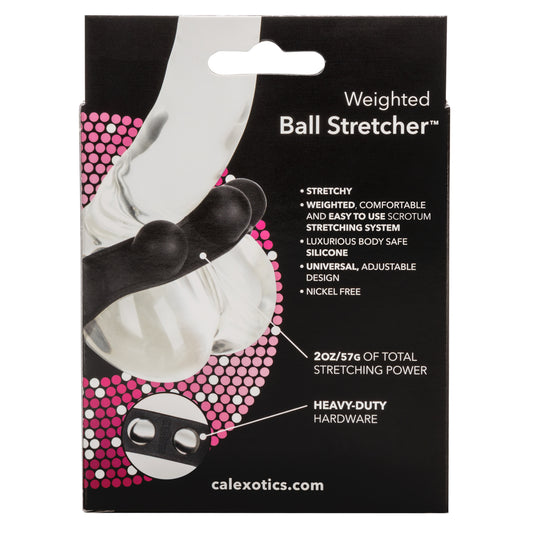 CalExotics Silicone Weighted Ball Stretcher™ Black