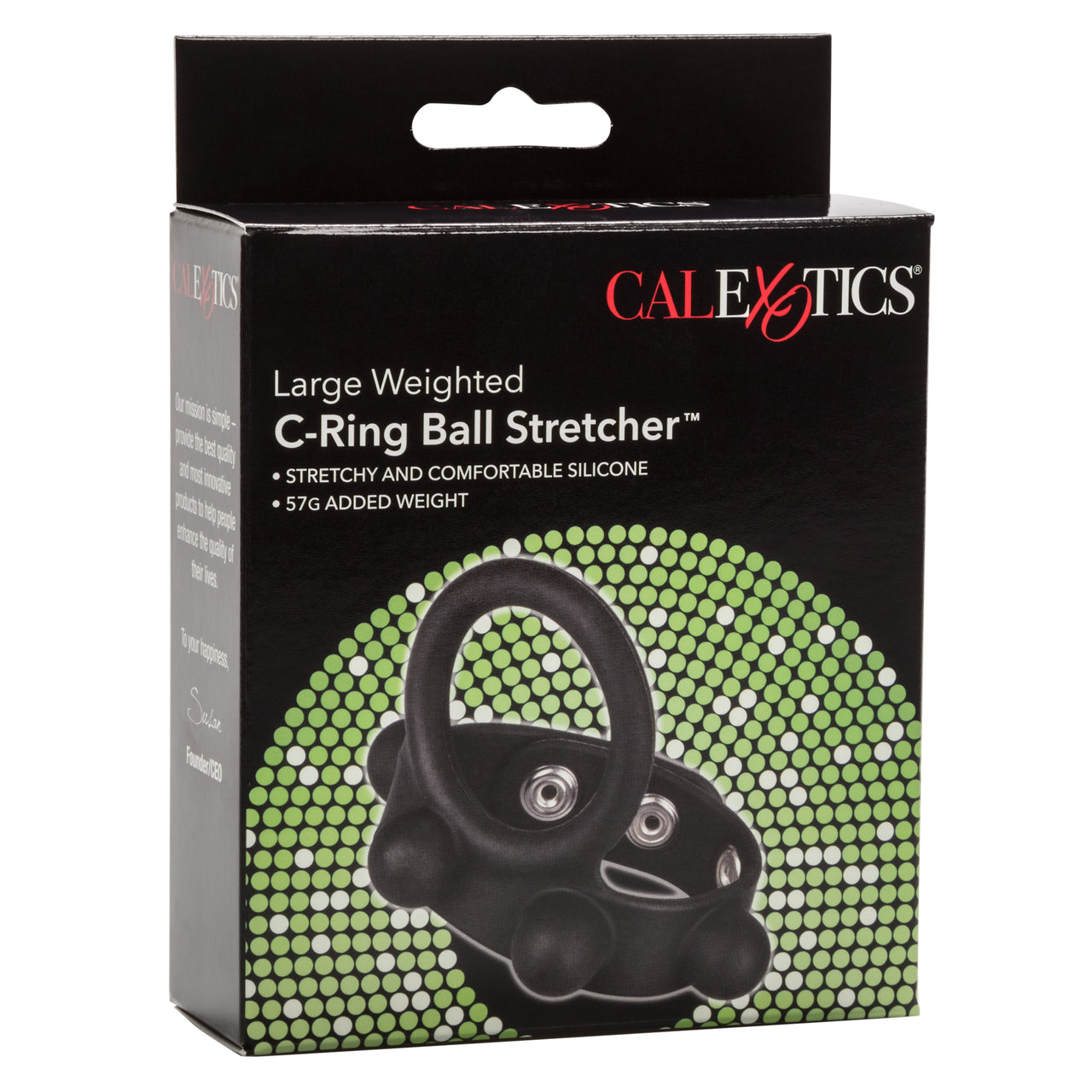 CalExotics Silicone Large Weighted C-Ring Ball Stretcher™