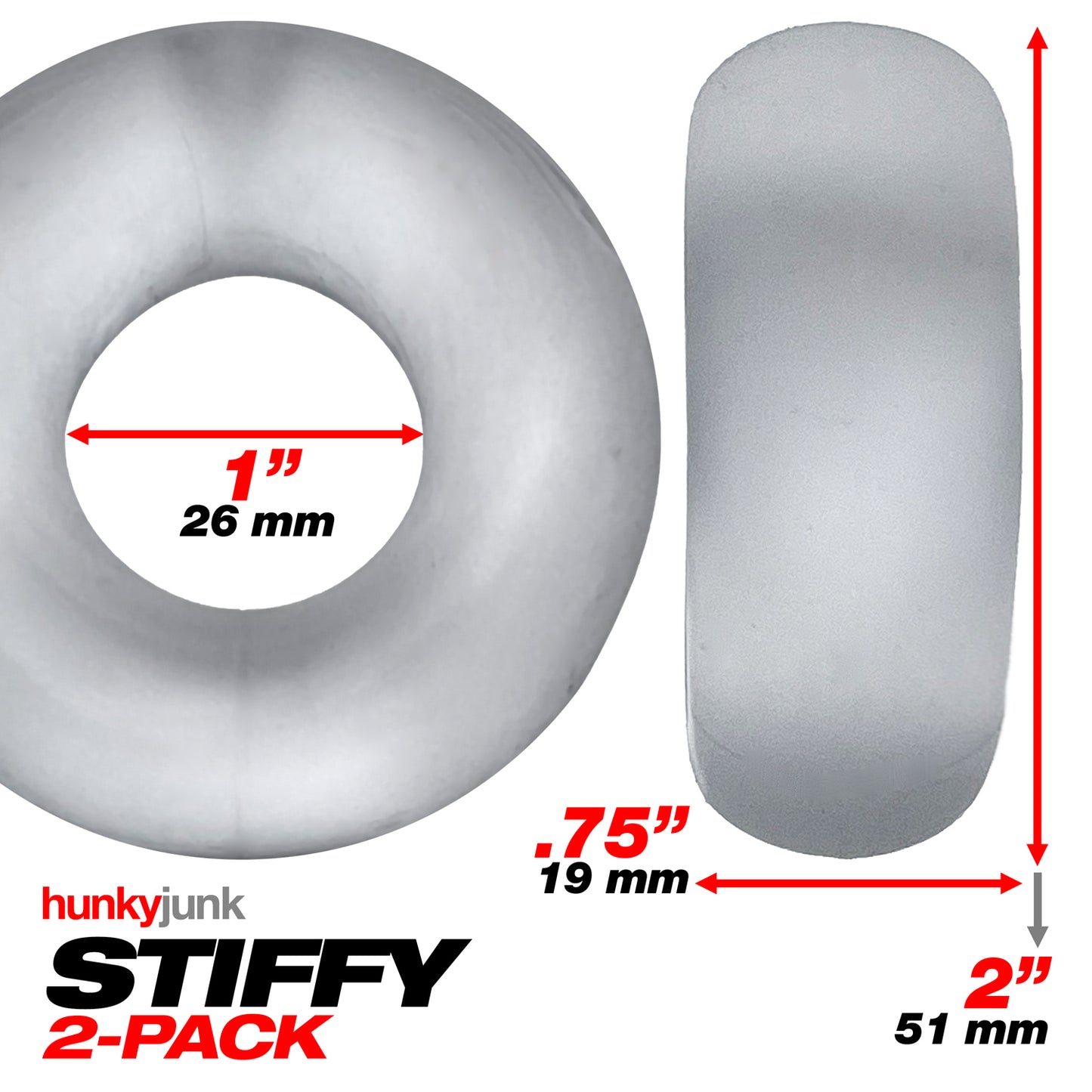 Hünkyjunk - Stiffy 2-Pack Cockrings