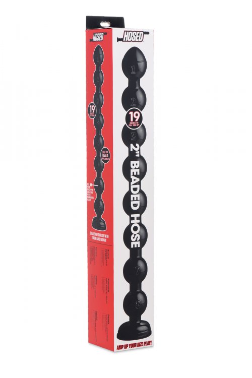 Hosed 19" Beaded Thick Anal Snake