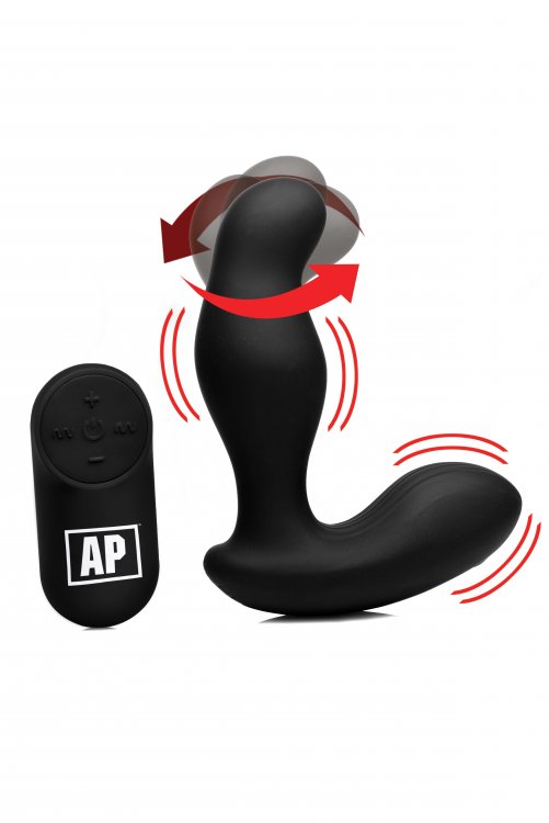 Alpha-Pro™ 7X P-Gyro Silicone Prostate Stimulator with Gyrating Shaft