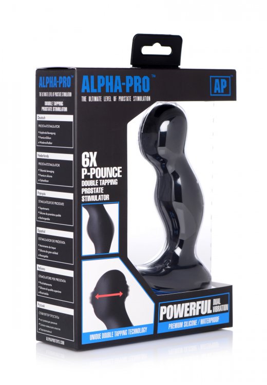 Alpha-Pro™ 6X P-Pounce Double Tapping Prostate Stimulator