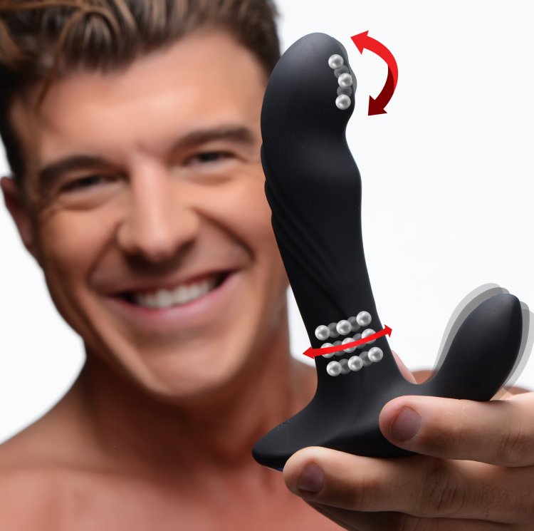 Alpha-Pro™ 17X P-Trigasm 3-In-1 Silicone Prostate Stimulator