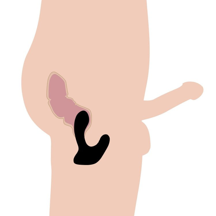 Alpha-Pro™ 10X P-Pulse Taint Tapping Silicone Prostate Stimulator With Remote