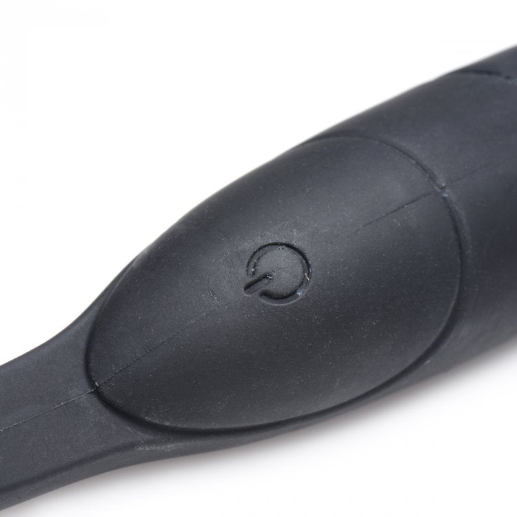 Alpha-Pro™ 10X P-Bomb Cock & Ball Ring With Vibrating Anal Plug