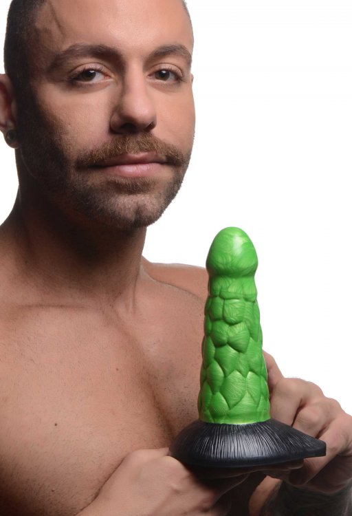 Creature Cocks - Radioactive Reptile Thick Scaly Silicone Dildo