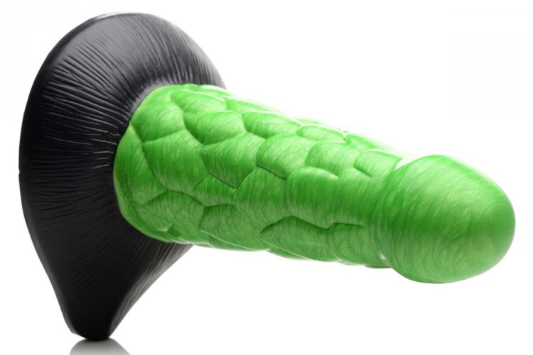 Creature Cocks - Radioactive Reptile Thick Scaly Silicone Dildo