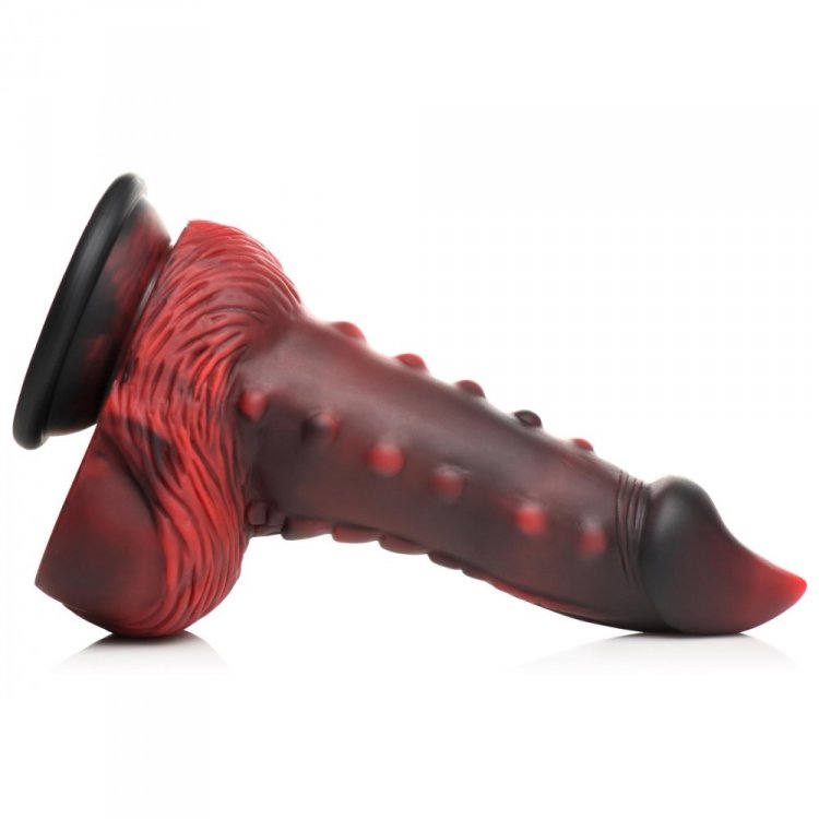 Creature Cocks - Lava Demon Thick Nubbed Silicone Dildo
