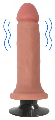 Jock™ Light Vibrating Dildo - 6 Inch