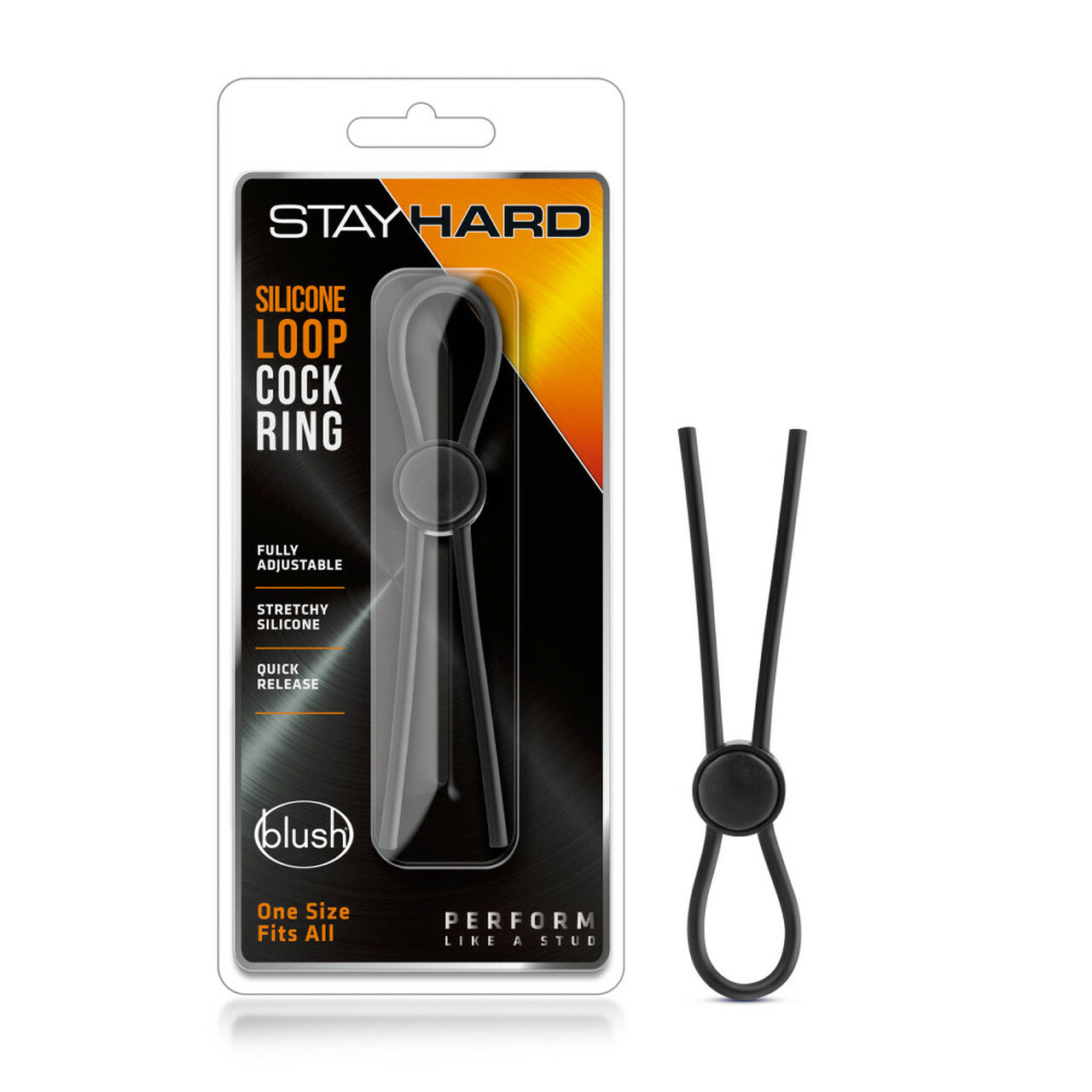 Stay Hard - Silicone Loop Cock Ring