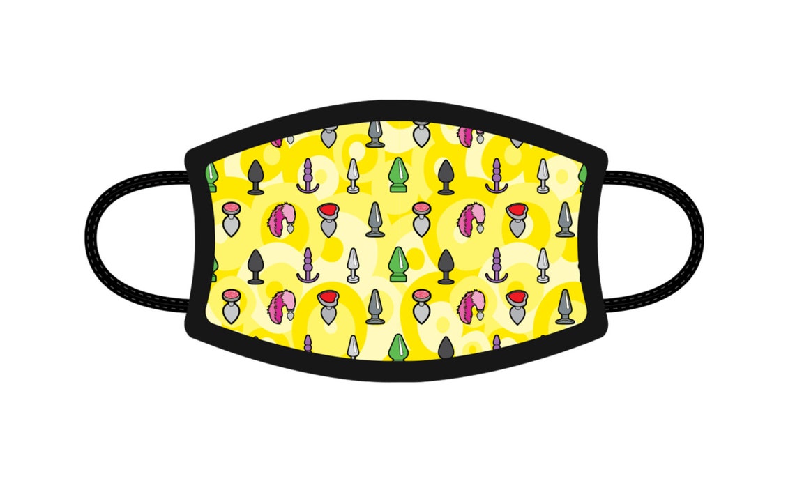 Butt Plug Party 3-Ply Face Mask