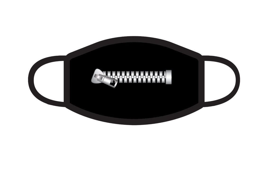 Zipper 3-Ply Face Mask