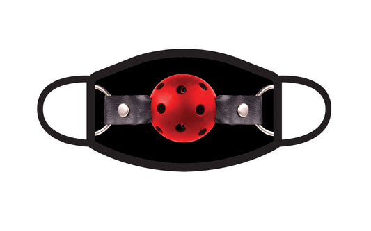 Ball Gag 3-Ply Face Mask