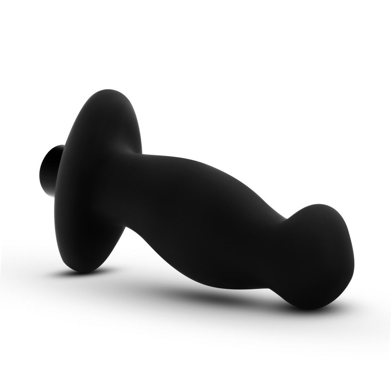 Anal Adventures Platinum - Silicone Vibrating Prostate Massager 02 - Black