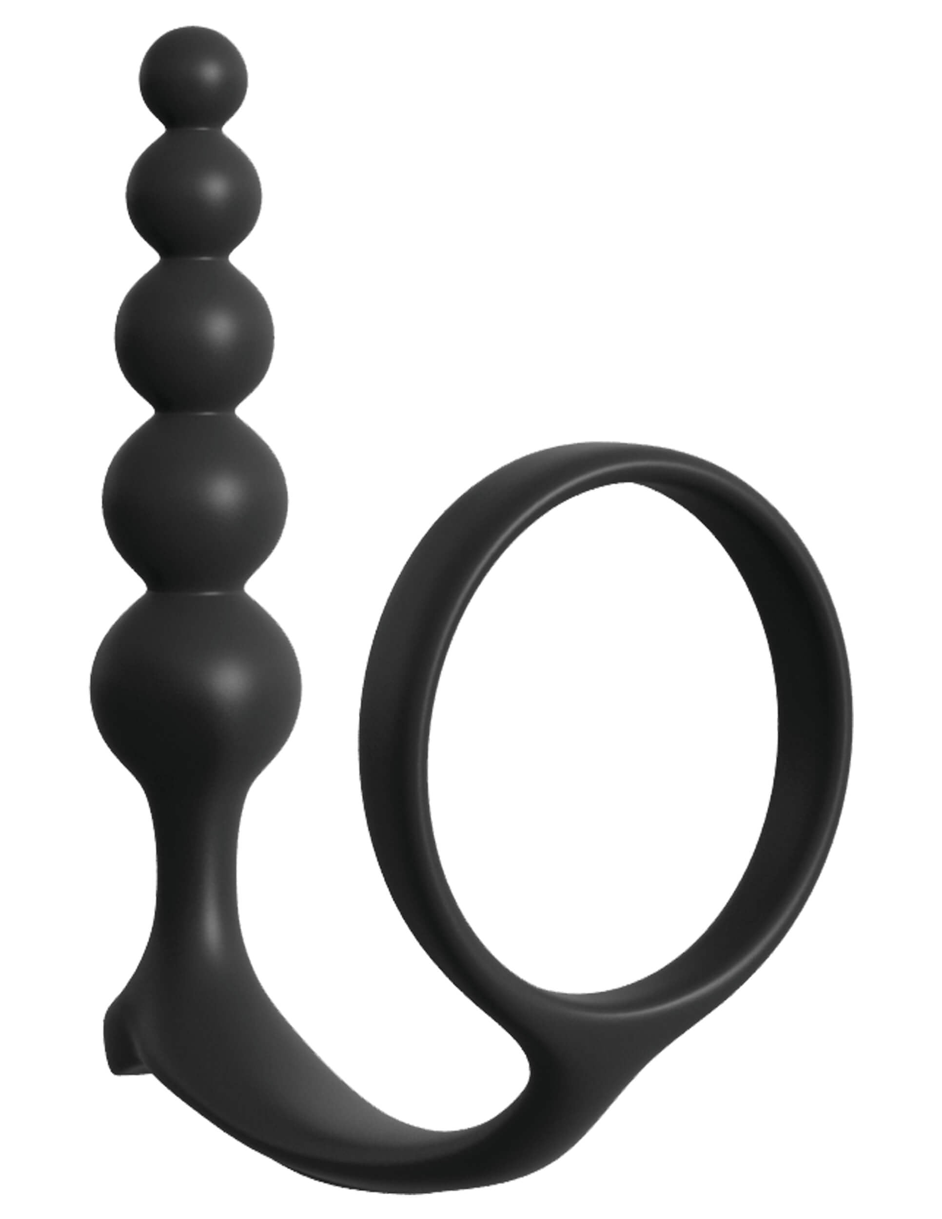 Fetish Fantasy Elite Ball Cinch with Anal Bead - Black