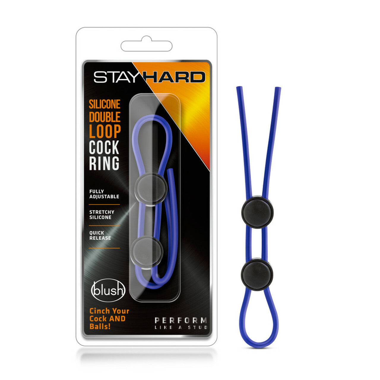 Stay Hard - Silicone Double Loop Cock Ring