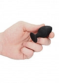 Ouch! Swirled Butt Plug Set Black