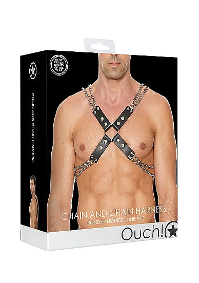 Ouch! Chain And Chain Harness One Size Black