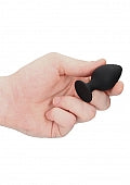 Ouch! Rippled Butt Plug Set Black