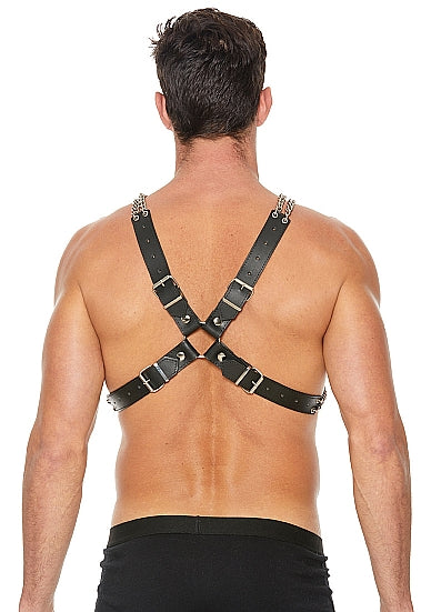 Ouch! Chain And Chain Harness One Size Black