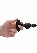 Ouch! Silicone USB-Rechargeable Anal Set Black