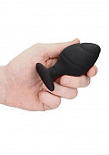 Ouch! Swirled Butt Plug Set Black