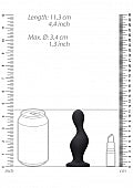 Ouch! Wave Butt Plug Black