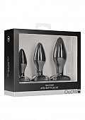 Ouch! Apex Butt Plug Set Black