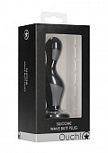 Ouch! Wave Butt Plug Black