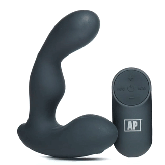 Alpha-Pro™ 7X P-Stroke Silicone Prostate Stimulator With Stroking Shaft